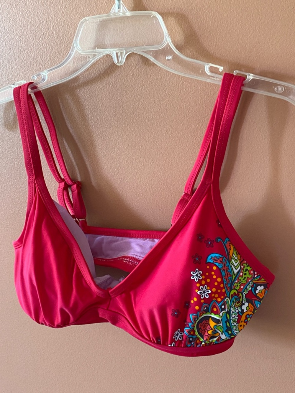 Athleta Strappy Power Mesh Swim Top 36B/C